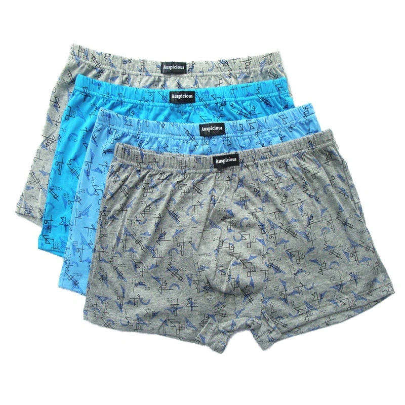 West Louis™ Cotton Boxers: Relaxed Fit, 5-Pack Comfort for Everyday Style.