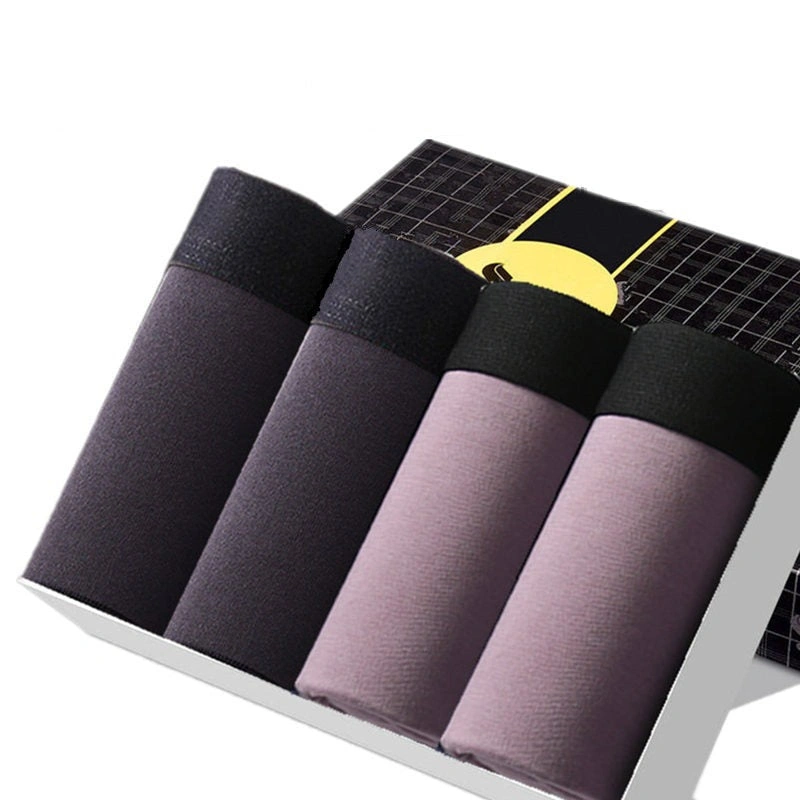 Cozy Up Guys West Louis Thermal Boxers 4 Pack: Warm Comfort All Day Long!